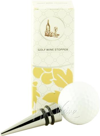 Geschenk-Set "Fore + Golfball-Weinstöpsel" in 3er Geschenkkarton